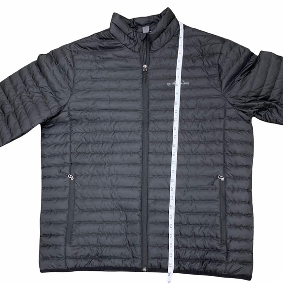 HP {Eddie Bauer} EUC Men's CirrusLite Down Puffer Jacket Full Zip Front Large - Picture 9 of 17